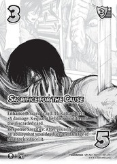 Sacrifice for the Cause - Alternate Art - Foil